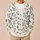 Blue Leaf Coral Berry Botanical Motif For Casual Spring Layering Women’s Wardrobe All-over Print Knitted Cardigan - 6