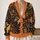 Halloween Pumpkin, Bat And Skeleton Theme For Festive Casual Everyday Layering, Women’s All-over Print Knitted Cardigan - 2