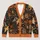 Halloween Pumpkin, Bat And Skeleton Theme For Festive Casual Everyday Layering, Women’s All-over Print Knitted Cardigan - 1