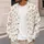 Whimsical Reindeer Faces for Cozy Autumn and Winter Layering Everyday Style All-over Print Knitted Cardigan - 5
