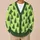 Christmas Tree Holiday Motif for Cozy Winter Outings and Festive Homewear for Women All-over Print Knitted Cardigan - 6