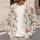 Red Rose And Blush Floral Motifs For Romantic Everyday Layering And Cottage Style All-over Print Knitted Cardigan - 5