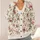 Red Rose And Blush Floral Motifs For Romantic Everyday Layering And Cottage Style All-over Print Knitted Cardigan - 4
