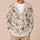 Red Rose And Blush Floral Motifs For Romantic Everyday Layering And Cottage Style All-over Print Knitted Cardigan - 6