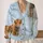 Highland Calf Companions for Cozy Countryside Days and Farmhouse Style Lovers All-over Print Knitted Cardigan - 2