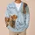Highland Calf Companions for Cozy Countryside Days and Farmhouse Style Lovers All-over Print Knitted Cardigan - 6