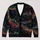Cosmic Night Waves and Starbursts for Everyday Layering and Creative Style All-over Print Knitted Cardigan - 1
