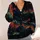Cosmic Night Waves and Starbursts for Everyday Layering and Creative Style All-over Print Knitted Cardigan - 4