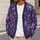 Colorful Snowflake Collage for Cozy Winter Days and Festive Seasonal Style All-over Print Knitted Cardigan - 5