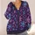 Colorful Snowflake Collage for Cozy Winter Days and Festive Seasonal Style All-over Print Knitted Cardigan - 4