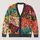 Sunflower Meadow Florals for Colorful Everyday Layering and Youthful Casual Style Wear All-over Print Knitted Cardigan - 1