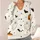 Halloween Ghosts, Bats & Jack-O'-Lanterns for Spooky October Outings for Women All-over Print Knitted Cardigan - 4