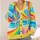 Vibrant Rainbow Sunburst Coastal Colors For Bright Everyday Summer Style All-over Print Knitted Cardigan - 4
