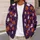 Pumpkin Ghost Cat Halloween Motifs for Cozy Autumn Seasonal Layering All-over Print Knitted Cardigan - 5
