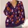 Pumpkin Ghost Cat Halloween Motifs for Cozy Autumn Seasonal Layering All-over Print Knitted Cardigan - 4