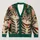 Two Wide-Eyed Tabby Cats for Playful Halloween Street Style and Cat Lovers All-over Print Knitted Cardigan - 1
