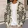 Ivory Peony Scrolls for Elegant Everyday Layering and Autumn Outings All-over Print Knitted Cardigan - 5