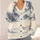 Snow Capped Alpine Peaks for Everyday Mountain Adventure Lovers All-over Print Knitted Cardigan - 4