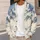 Snow Capped Alpine Peaks for Everyday Mountain Adventure Lovers All-over Print Knitted Cardigan - 5