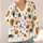 Halloween Spiders, Jack-O'-Lanterns And Webs For Cozy Autumn Party Style All-over Print Knitted Cardigan - 4