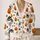 Halloween Spiders, Jack-O'-Lanterns And Webs For Cozy Autumn Party Style All-over Print Knitted Cardigan - 2
