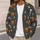 Halloween Pumpkins Skeleton Candy And Mint Flowers For Cozy Autumn Everyday Celebrations All-over Print Knitted Cardigan - 5