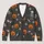 Halloween Pumpkins Skeleton Candy And Mint Flowers For Cozy Autumn Everyday Celebrations All-over Print Knitted Cardigan - 1