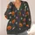 Halloween Pumpkins Skeleton Candy And Mint Flowers For Cozy Autumn Everyday Celebrations All-over Print Knitted Cardigan - 4