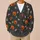 Halloween Pumpkins Skeleton Candy And Mint Flowers For Cozy Autumn Everyday Celebrations All-over Print Knitted Cardigan - 6