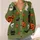Halloween Pumpkins, Black Cats, Bats & Ghosts for Cozy Autumn Layering and October Days All-over Print Knitted Cardigan - 4