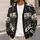 Gothic Black Cat And Bat Halloween Motifs For Spooky Autumn Everyday Teen Style All-over Print Knitted Cardigan - 5
