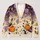 Halloween Candy Corn and Pumpkin Cheer for Cozy Autumn Celebrations and Spooky Season All-over Print Knitted Cardigan - 1