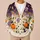 Halloween Candy Corn and Pumpkin Cheer for Cozy Autumn Celebrations and Spooky Season All-over Print Knitted Cardigan - 6