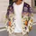 Halloween Candy Corn and Pumpkin Cheer for Cozy Autumn Celebrations and Spooky Season All-over Print Knitted Cardigan - 5