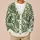 Tropical Monstera And Palm Foliage For Relaxed Everyday Layering All-over Print Knitted Cardigan - 6