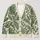 Tropical Monstera And Palm Foliage For Relaxed Everyday Layering All-over Print Knitted Cardigan - 1