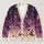 Witch Hats and Potion Bottles for Cozy Halloween Nights and Autumn Outings for Her All-over Print Knitted Cardigan - 1