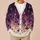 Witch Hats and Potion Bottles for Cozy Halloween Nights and Autumn Outings for Her All-over Print Knitted Cardigan - 6