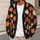 Autumn Maple Leaves in Rust and Cream for Cozy Everyday Fall Layering All-over Print Knitted Cardigan - 5