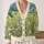 Mountain Wildflower Meadow for Peaceful Nature Walks and Everyday Outdoor Style for Women All-over Print Knitted Cardigan - 2