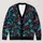 Neon Mothman Moonlit Nightscape for Everyday Alternative Style and Cryptid Fans Teens All-over Print Knitted Cardigan - 1