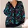 Neon Mothman Moonlit Nightscape for Everyday Alternative Style and Cryptid Fans Teens All-over Print Knitted Cardigan - 4