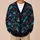 Neon Mothman Moonlit Nightscape for Everyday Alternative Style and Cryptid Fans Teens All-over Print Knitted Cardigan - 6