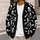Cute Skull And Crossbones Halloween Bones For Everyday Goth Style Teenagers All-over Print Knitted Cardigan - 5