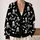 Cute Skull And Crossbones Halloween Bones For Everyday Goth Style Teenagers All-over Print Knitted Cardigan - 2