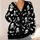 Cute Skull And Crossbones Halloween Bones For Everyday Goth Style Teenagers All-over Print Knitted Cardigan - 4