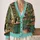 Vintage Bookshop Window With Kitten for Cozy Autumn Reading Days All-over Print Knitted Cardigan - 2
