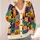 Halloween Patchwork Pumpkins, Ghosts And Black Cats For Festive Autumn Layering Wear All-over Print Knitted Cardigan - 4