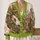 Mushroom Skull and Wildflower Woodland Scene for Cozy Halloween Cottagecore Layering All-over Print Knitted Cardigan - 2