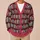 Vintage Library Bookshelf Rows for Cozy Autumn Reading Days and Book Lover Style All-over Print Knitted Cardigan - 6